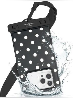 Kate Spade New York IP68 Floating Waterproof Phone Pouch - Polka Dot